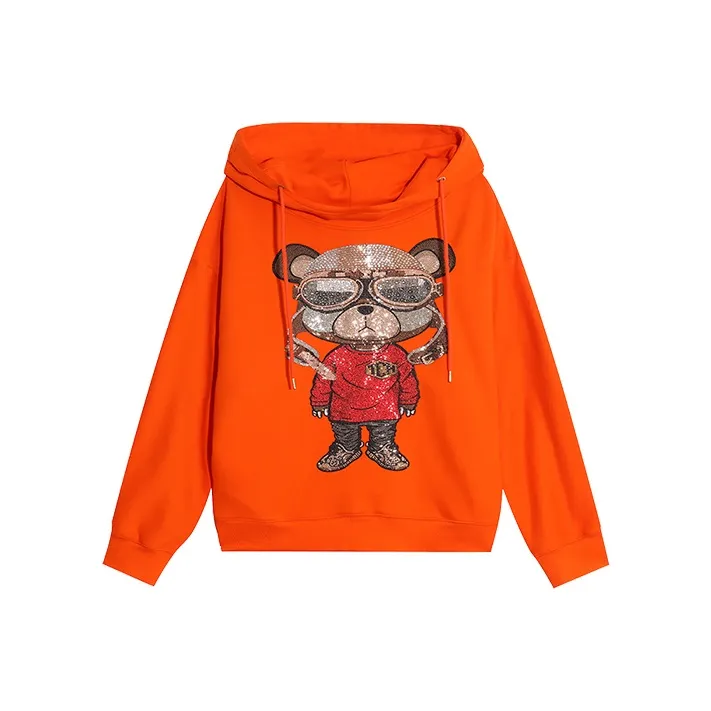 TCH Sweatshirts Unisex Orange Red-0