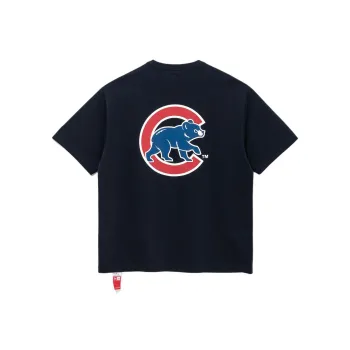New Era T Shirt Korean Style Unisex Blue