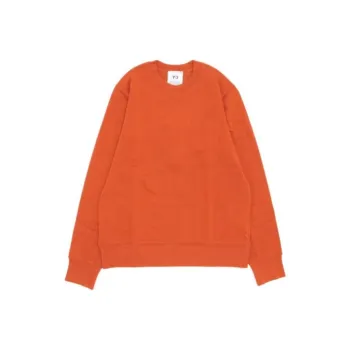 Y-3 Logo-print Crew-neck Cotton Sweatshirt