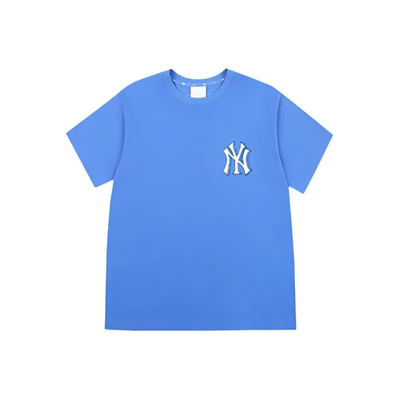 MLB T Shirts Men Sky Blue-0