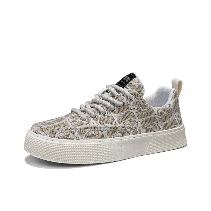 Budding Bear Anti-Slip And Wear-Resistant Height Increasing Low-Top Skateboard Shoes Men's-25