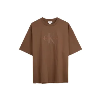 CALVIN KLEIN T Shirt Men's Light Coffee