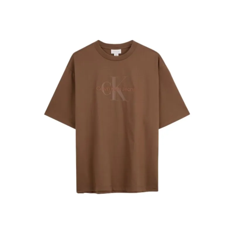 CALVIN KLEIN T Shirt Men's Light Coffee-0