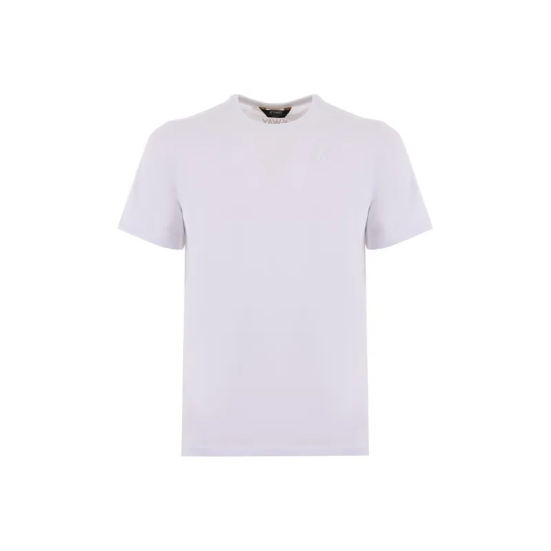 K WAY T Shirts Men White-0