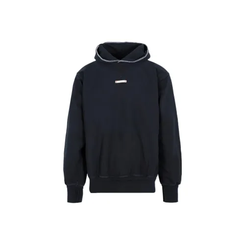 Maison Margiela Patch Detailed Drawstring Hoodie