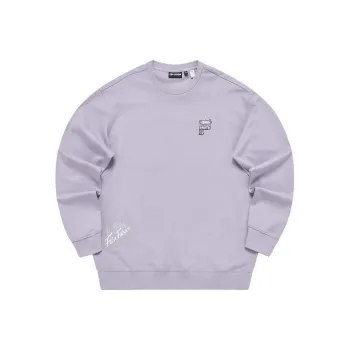 FILA FUSION FOB Series Sweatshirts Unisex Perfume Lilac