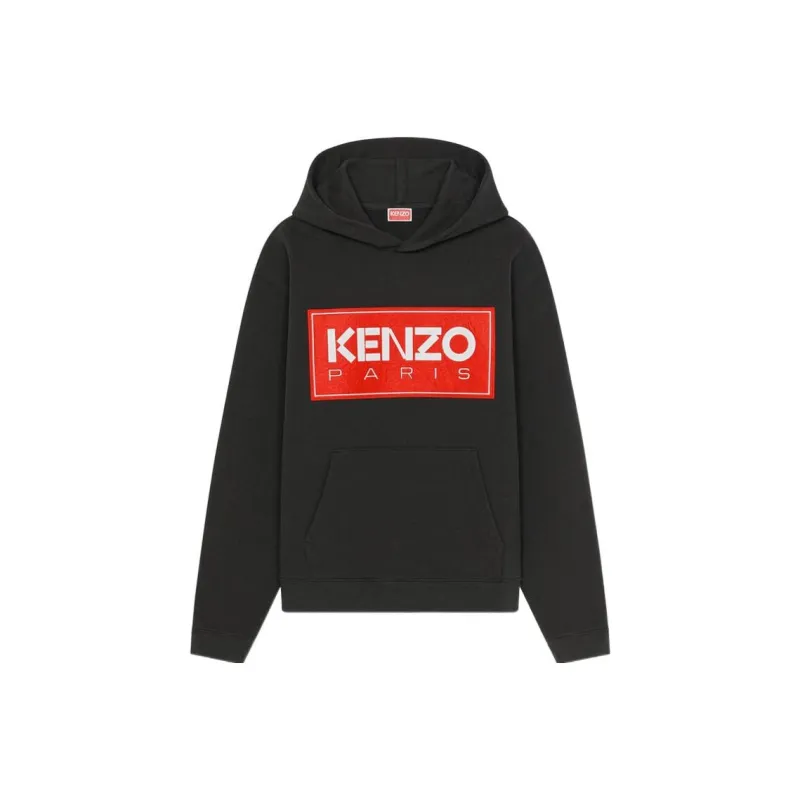KENZO Logo-print Detail Hoodie-0