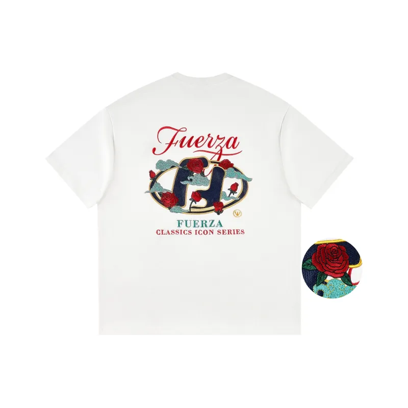 FUERZA Drop Shoulder Sleeve T-Shirt Unisex-0