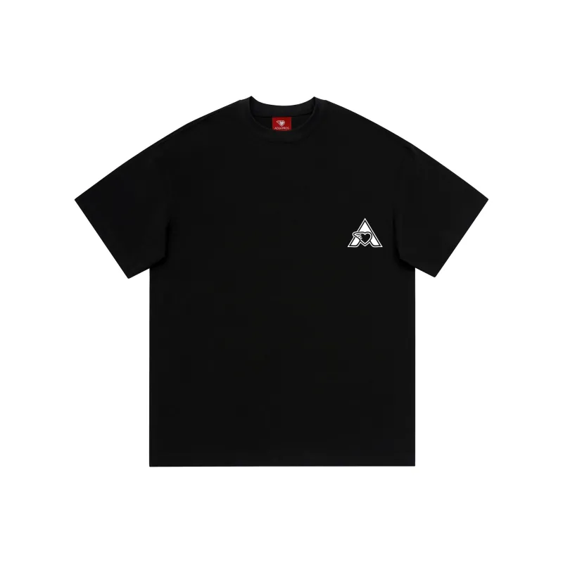 AQUAPROS T Shirts Unisex Black-0