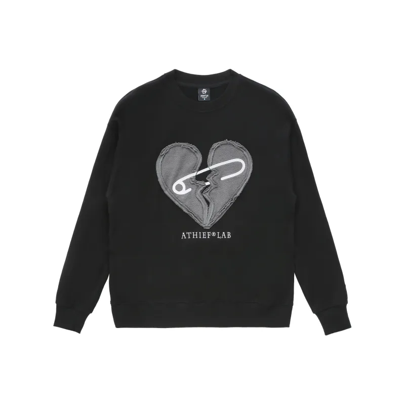 Athief Crew Neck Loose Fit Sweatshirt Unisex-0
