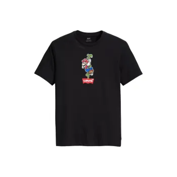 Levi's x Super Mario T Shirt Men's Black