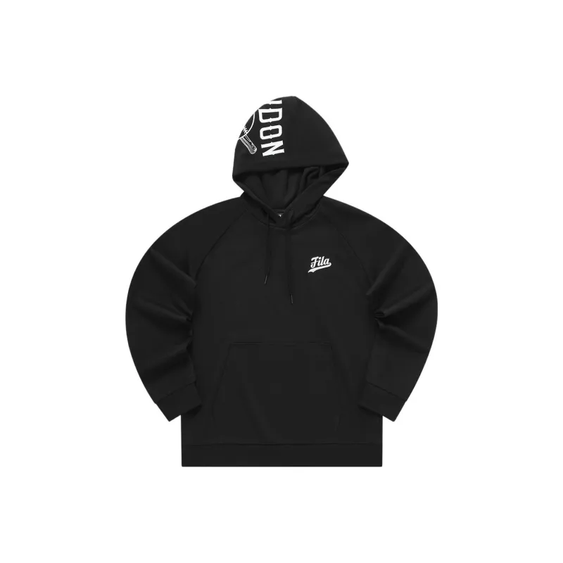 FILA FUSION BASEBALL Series Sweatshirts Men Jet Black-0