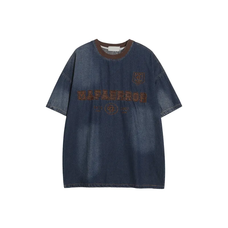 GBXM T Shirts Unisex Denim Blue-0