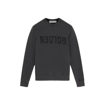 Golden Goose Logo Printed Crewneck Sweatshirt