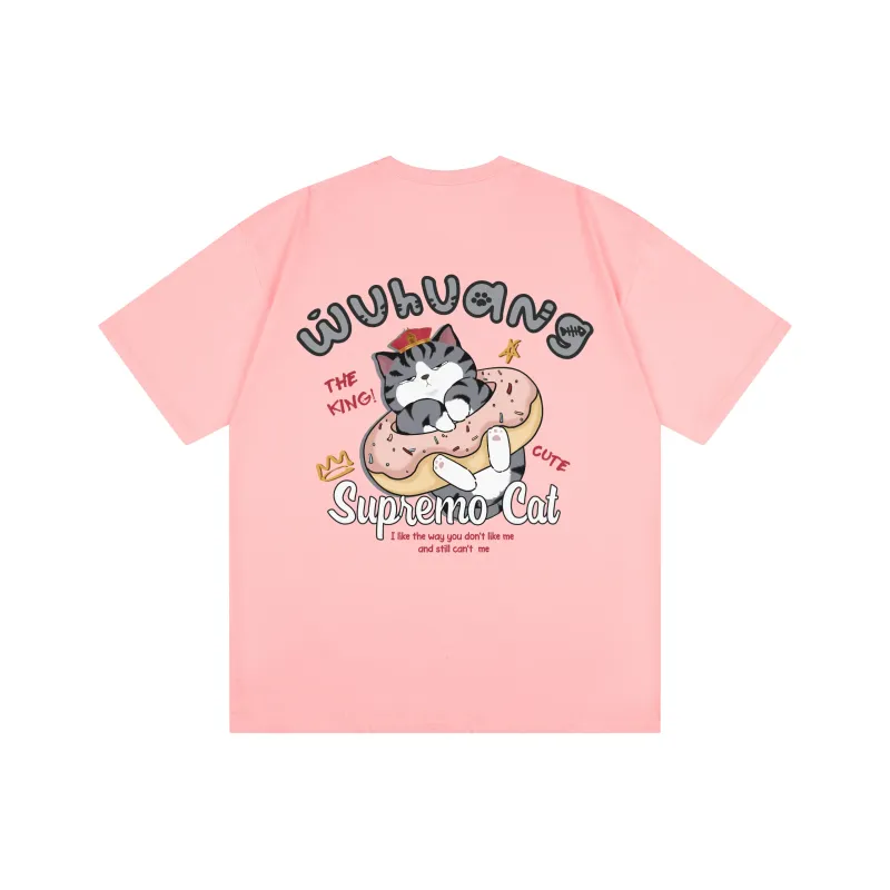 Supremo Cat T Shirts Unisex-6