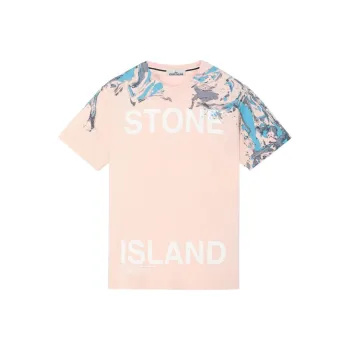 STONE ISLAND T Shirt Men's Pink