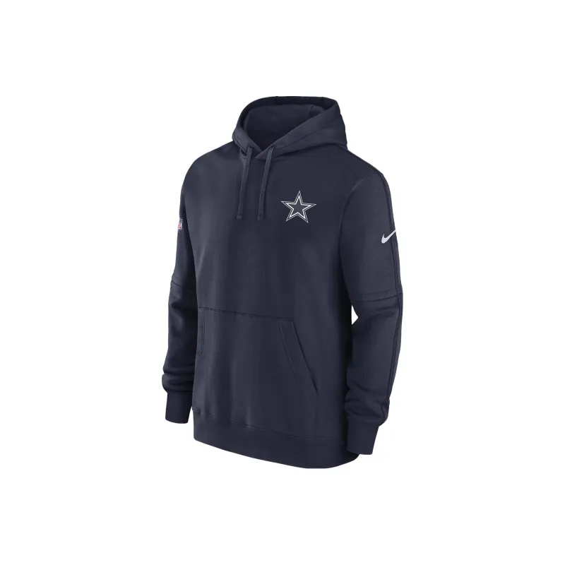 Nike x NFL Dallas Cowboys Sideline Club Sweatshirt Men's Marine Blue-0