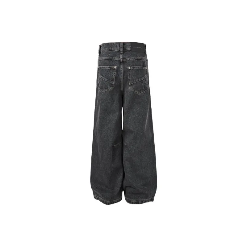 YUZHAOLIN Jeans Unisex Black-1