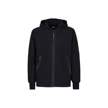 C.P.Company Lens detail Jersey Zip up Hoodie
