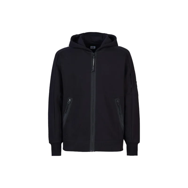 C.P.Company Lens detail Jersey Zip up Hoodie-0
