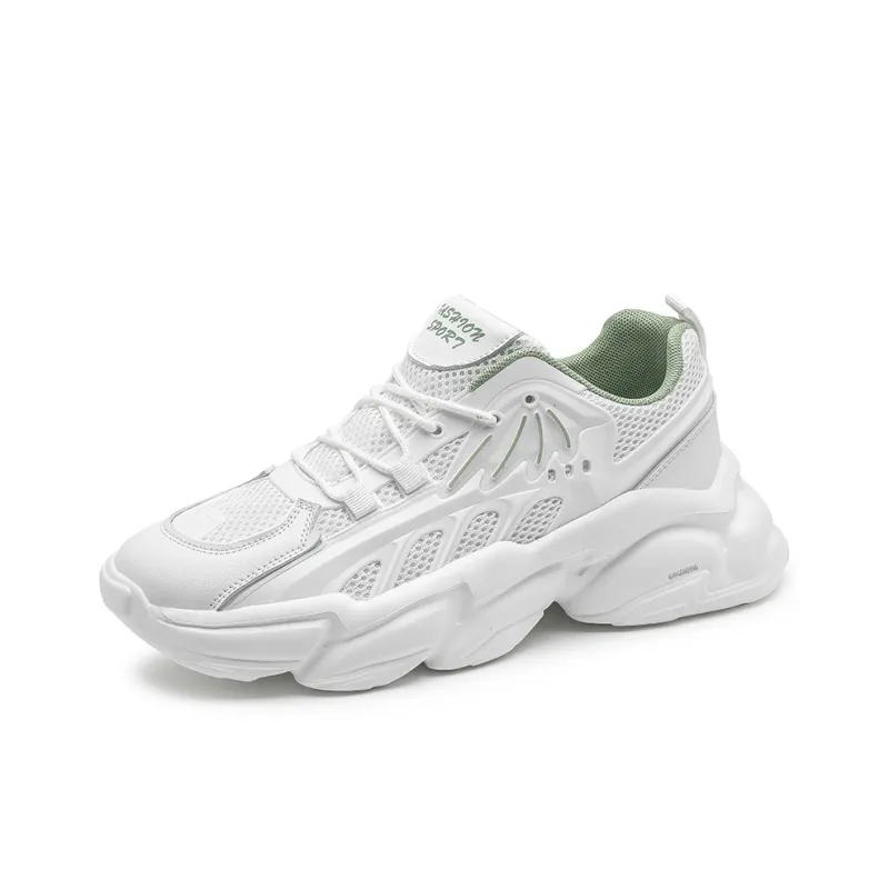 Hong Kong Meng Anti Slip And Wear Resistant Breathable Low Top Chunky Sneakers Men's-3