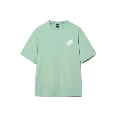 FILA T Shirts Unisex Green