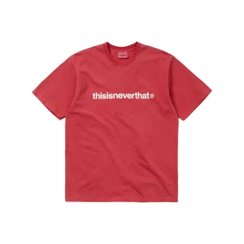 Thisisneverthat T Shirts Unisex Burnt Red