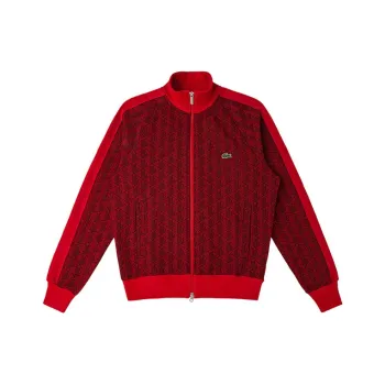 LACOSTE SS22 Sweatshirt Unisex Dark Red