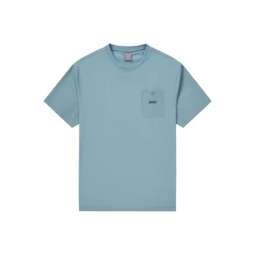 Discovery Expedition Pocket Woven T-Shirts Dark Mint T-Shirt Men's Lake Blue