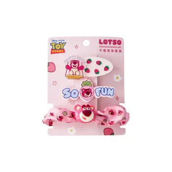 Disney Strawberry Bear Series Acrylic Hair Clips Women's