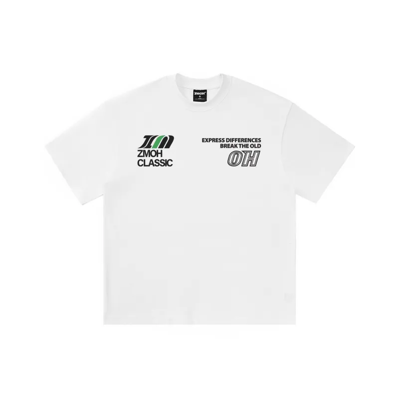ZMOH Short Sleeved T Shirt Unisex Couple's-0