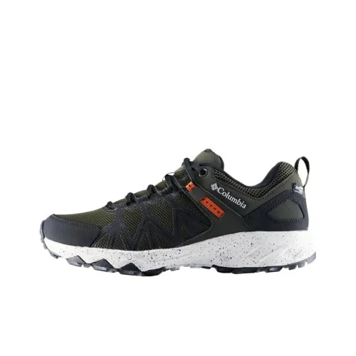 Columbia PEAKFREAK II Waterproof, Lightweight Support Low Top Hiking Shoes Men's Army Green