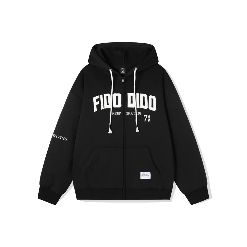 FIDO DIDO Sweatshirt Jacket Unisex-30