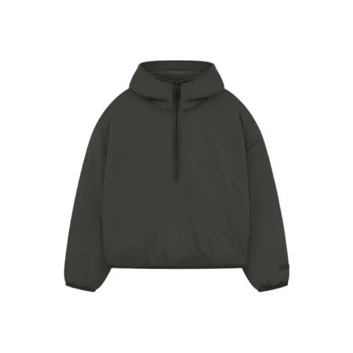 We11done logo-patch cotton polo shirt Filled Halfzip Hoodie