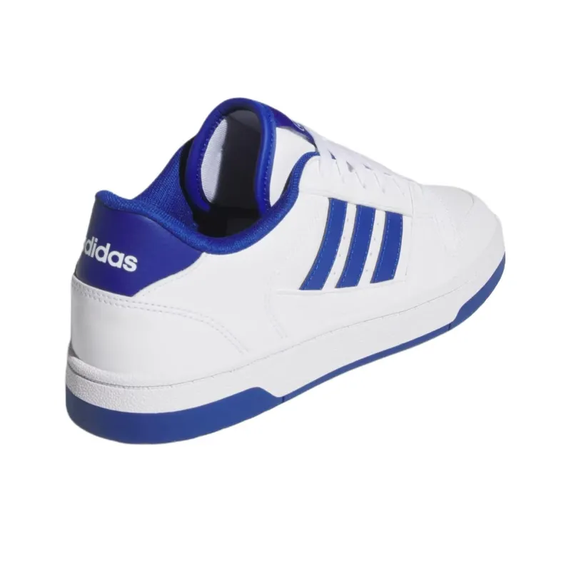 Adidas BREAK START Anti Slip Wear Resistant Low Top Skateboard Shoes Men's White Blue-3
