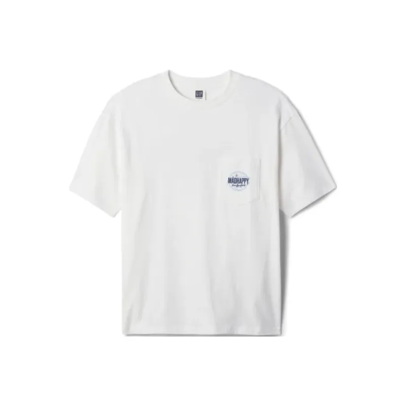 GAP Madhappy Collaboration T-Shirts Unisex White-0