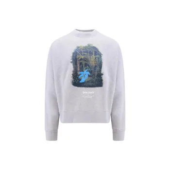 PALM ANGELS Graphic Printed Crewneck Sweatshirt