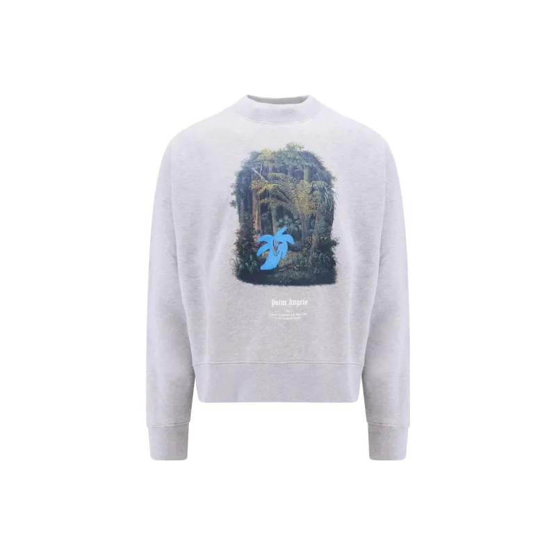PALM ANGELS Graphic Printed Crewneck Sweatshirt-0