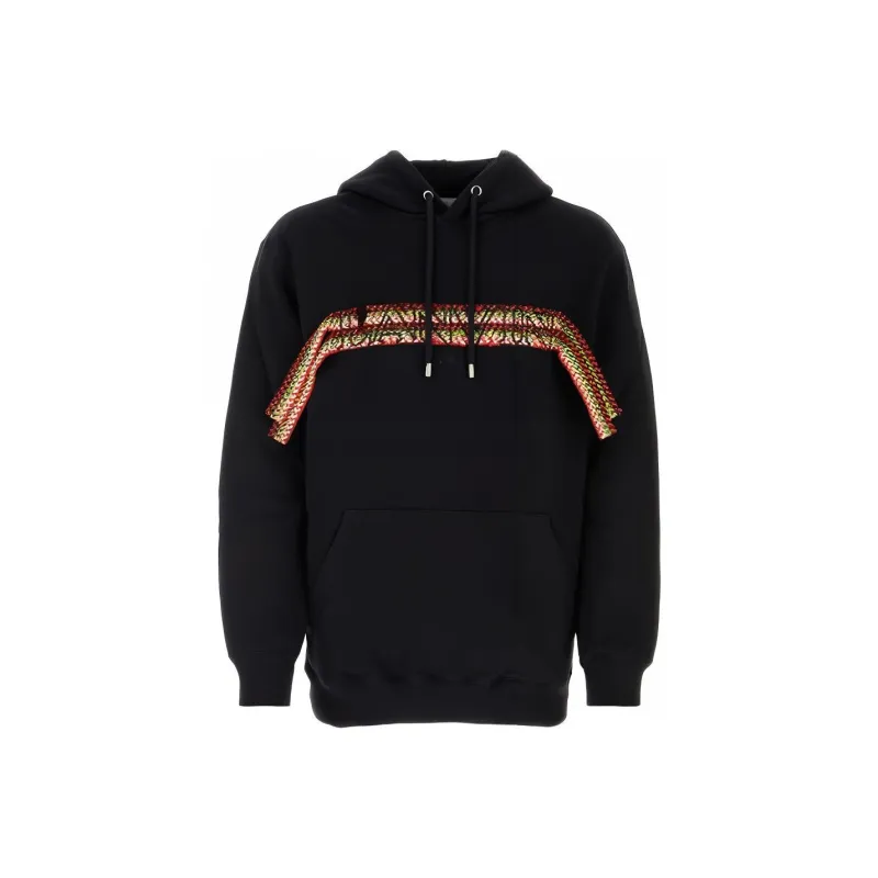 Lanvin Logo Patch Drawstring Hoodie-0