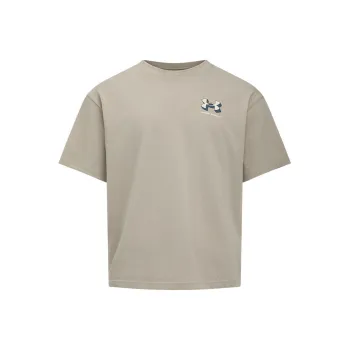 Under Armour SS25 T Shirt Men's Taupe/Sand Pink/Downpour Gray