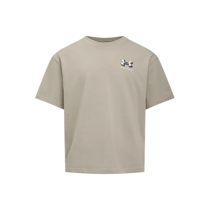 Under Armour SS25 T Shirt Men's Taupe/Sand Pink/Downpour Gray-0