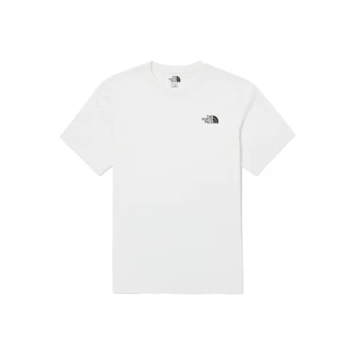 THE NORTH FACE Explorer Collection Cotton S/S R/Tee T Shirt Unisex White