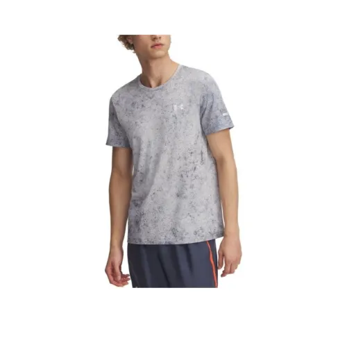 Under Armour Seamless Stride SS25 T Shirt Men's Downpour Gray