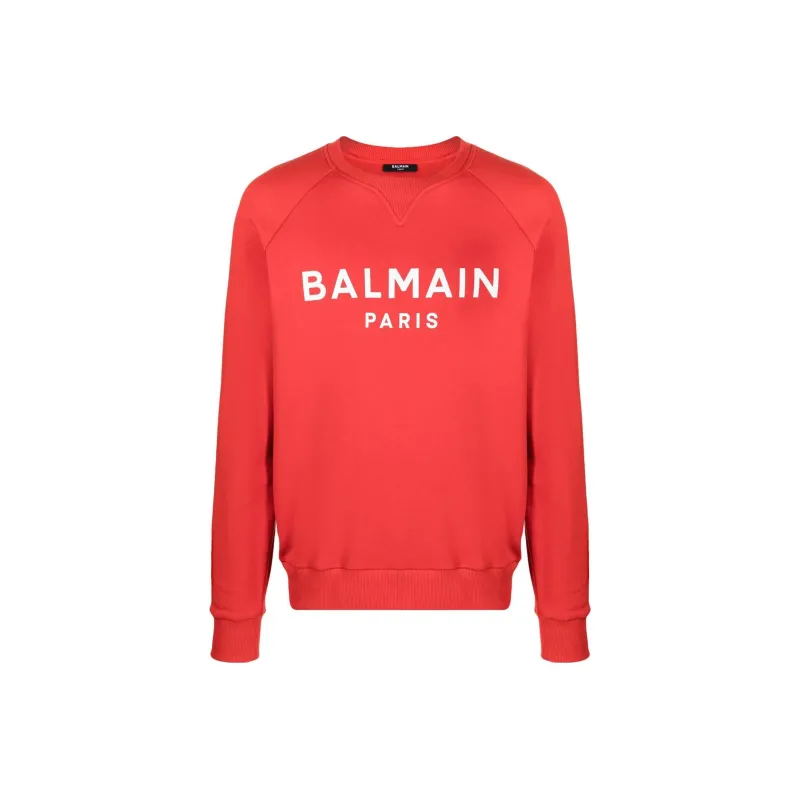 BALMAIN Sweatshirts Men Red-0