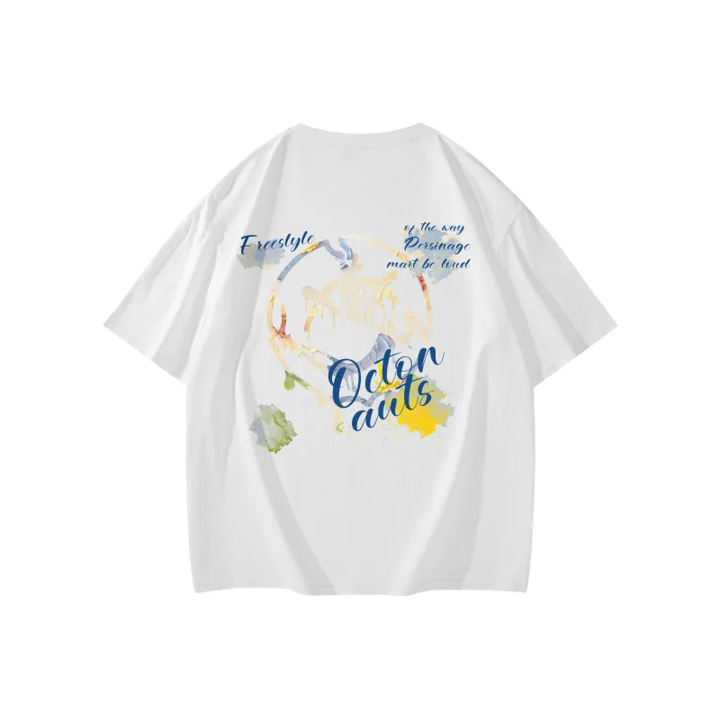 Small Columns Under The Sea T Shirt Unisex-5