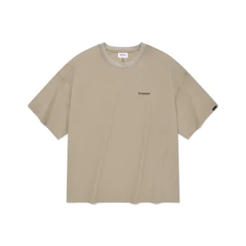 COVERNAT T Shirts Unisex Beige