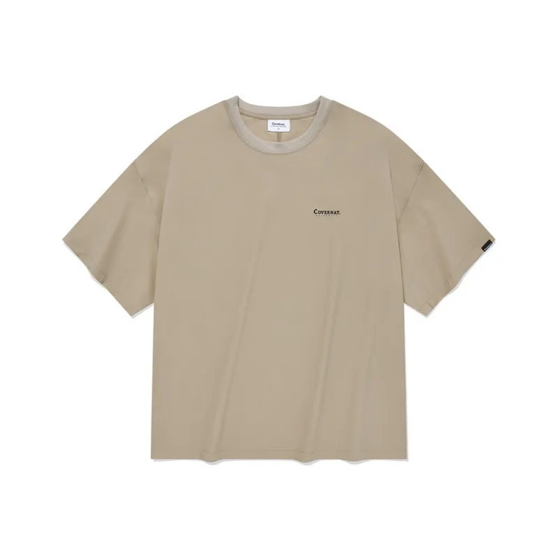 COVERNAT T Shirts Unisex Beige-0