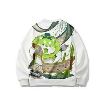 SANSYAS Vegetable Genie Co branded Model Sweatshirts Unisex