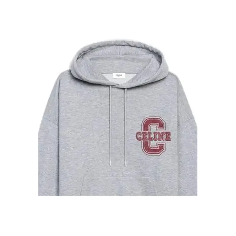 CELINE SS22 Sweatshirt Unisex Gray-6