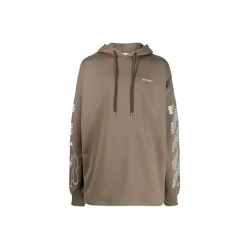OFF-WHITE Sweatshirts Men Khaki